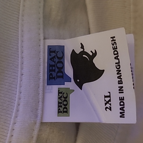 PHAT DOC Graphic T-Shirt- White NWOT - Picture 3 of 5